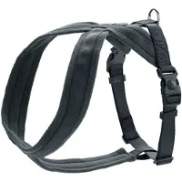 Hunter Hundegeschirr LONDON COMFORT, atmungsaktives 3D-Mesh, anthrazit, Größe XS-S