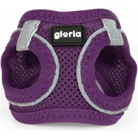 Gloria Hundegeschirr Air Mesh Trek Star Einstellbar Lila (18-20 cm)