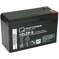 Bigbuy Q-Batteries 12LCP-9 | 12V 9Ah F1 Blei Akku Zyklentyp AGM Deep Cycle VRLA