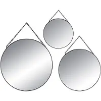 Atmosphera Mirror Set 3 Units Silber
