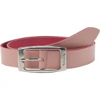 Tamaris Ledergürtel "Charlie Silver", Damen, Gr. 80, rosa, Rindsleder, unifarben, Basic, Gürtel Ledergürtel, mit länglicher Doppelschließe, aus Rindsleder, unifarben