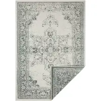 NORTHRUGS Teppich "Borbon Wendeteppich", rechteckig, 5 mm Höhe, In-& Outdoor, Wetterfest, Balkon, Garten, Wohnzimmer, Wasserfest
