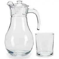 Vivalto Gläserset Kanne 5 pcs Glas 4 x (40 cl) / 1 x (1,8 l)