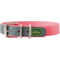 Hunter - Collar Convenience - Hundehalsband Gr Halsumfang 28-36 cm - Breite 2,0 cm rosa