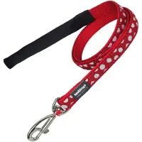 Red Dingo Puntos Leash Rot 1.2x120cm