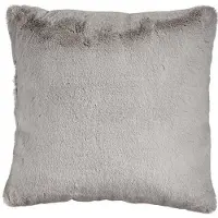 Sublime Market Connect Kissen Mit Haar Grau Kunstleder (40 x 2 x 40 cm)