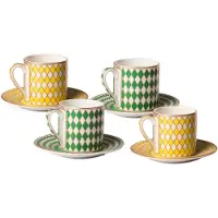 Pols Potten Espressotasse Chess (4er-Set)
