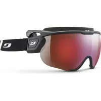 Julbo - Photochrome Nordische Skibrille mit Visier - Sniper Evo L Reactiv HC 0-4 Black - schwarz