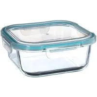 5five Simply Smart Glaskonservierbehälter und Gefrierbox mit Ventil, 1 Liter, Five - Transparent - Mit Deckel | Spülmaschinenfest | Mikrowellengeeignet | Luftdicht | Gefriergeeignet | BPA-frei | Wasserdicht