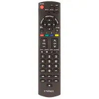 TM Electron Common TV CTVPA01 - Fernbedienung Universal (Kompatibel mit Panasonic TVs) Farbe Schwarz