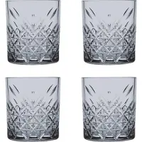 Pasabahce Trinkglas Timeless 35.5 cl Grau 4 Stück