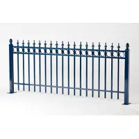 Intergard Schmuckzaun Schmiedeeisen Gartenzaun 80x190cm