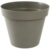 Eda Tuscan Taupe Runde Pflanzenkübel - Ø 60 x 47 cm