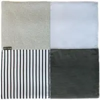 Doudou et Compagnie Kuschelteppich weiss/grau 100x100cm **