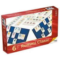 Cayro Rummiclasic 6 Players Brettspiel Durchsichtig Kinder Durchsichtig One Size