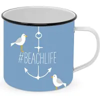 Paperproducts Design ppd Happy Metal Mug 400 ml Beachlife