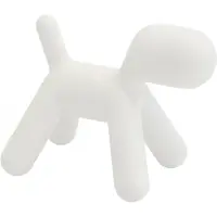 Magis Puppy Abstractdog Hocker Klein Weiß