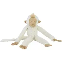 Happy horse Kuscheltier weiße hängende Affe 85cm - weiches Plüschspielzeug