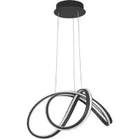 Lyora TRUNO LED Pendelleuchte Schwarz 60W Warmweiss 120x52cm dimmbar 9104722