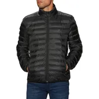 Tommy Hilfiger Core Packable Recycled Jacket - Slim Fit Jacket - Black Größe: XXL | Leichte Jacken Outlet | Herren | Schwarz
