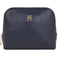 Tommy Hilfiger Iconic Tommy Washbag FA22 in Space Blue (2.4 Liter), Kosmetiktasche