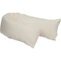 Yumeko Kopfkissen Wolle 35x160 Wit - Eco, Bio & Fairtrade