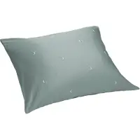 Yumeko Kissenbezug Baumwollsatin 50x60 Grün - Eco, Bio & Fairtrade