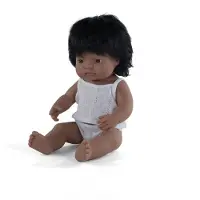 Miniland Baby hispanische Mädchenpuppe 38 cm