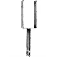 Intergard U-Pfostenträger mit Steindolle 101mm