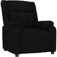 vidaXL Relaxsessel Schwarz Stoff