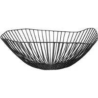 Serax - Cesira Korb, Ø 39 x H 13 cm, schwarz