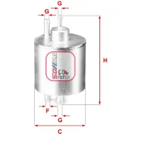 Sofima Kraftstofffilter S 1834 B