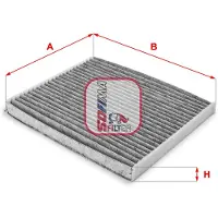 Sofima Innenraumluftfilter mit Aktivkohle S4162CA