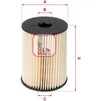 Sofima Kraftstofffilter S 6054 NE für OPEL Corsa D Schrägheck (S07) Filtereinsatz