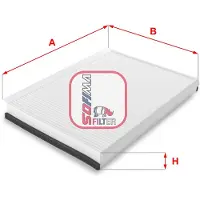 Sofima S 3137 C Innenraumfilter Pollenfilter für VW CRAFTER 30-50 Kasten (2E)