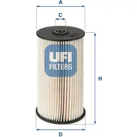 Ufi Kraftstofffilter 26.007.00