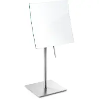 Zack Xero Kosmetikspiegel 15,5x13,5x33 cm Matt Edelstahl