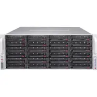 Supermicro CSE-847E1C-R1K23JBOD, Rack (4U), Schwarz