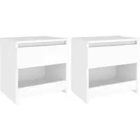 vidaXL Nachttische-2-st-40x30x39-cm-veredeltes-holz-weiß