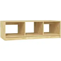 vidaXL Couchtisch 110x50x34 cm Massivholz Kiefer