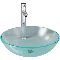 vidaXL Badezimmer Waschbecken Wasserhahn Ablaufgarnitur aus mattiertem