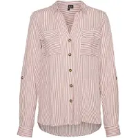 Vero Moda Hemd Bumpy 10275283 Rosa Regular Fit