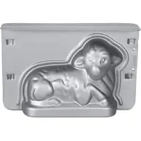 Städter we love baking 3D-Backfrom Osterlamm 22,5 x 14 x 7 cm cm silber