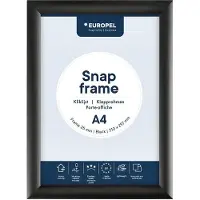 Europel Klapprahmen DIN A4 25mm schwarz, 355028