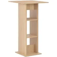 vidaXL Bartisch Eichenbraun 60x60x110 cm