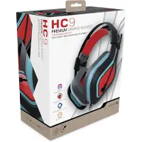 Gioteck HC9, Kabelgebunden, Gaming, Kopfhörer, Rot