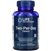 Life Extension Two-Per-Day Multivitamin 120 St