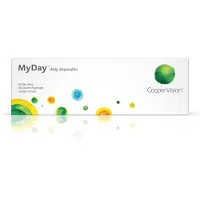 CooperVision (30er Packung) Tageslinsen (8 dpt & BC 8.4) mit UV-Schutz für Allergiker & trockenere Augen