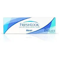Alcon One Day Color (10er Packung) Tageslinsen (-3.75 dpt & BC 8.6), Blue