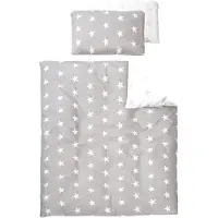 Roba Bettwäsche 2-tlg 'Little Stars', 100x135 cm, 100% Baumwolle, Decken-& Kissenbezug 1 St